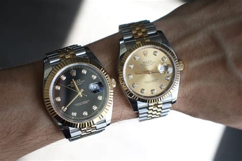 rolex datejust wrist|rolex datejust 36 vs 41.